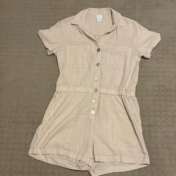 COS Pants - Linen Pockets Romper
